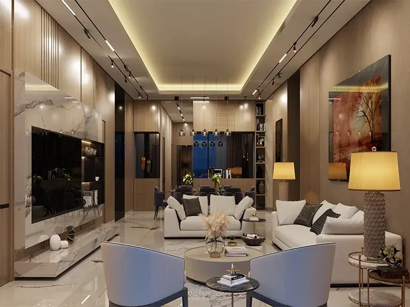 شقة للبيع في الطابق العلوي بغرفة نوم واحدة مطلة على البحر في برج شوبا سيهافن أ، دبي هاربور معرض 4