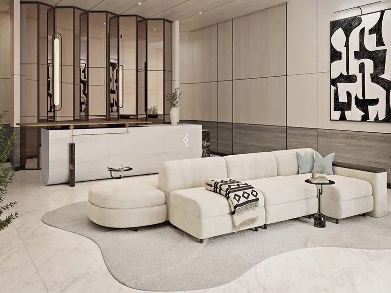 شقة فاخرة بغرفة نوم واحدة مع عائد استثماري مرتفع للبيع في ون ريفر بوينت، الخليج التجاري معرض 4