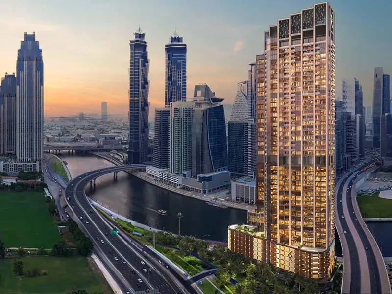 شقة فاخرة بغرفة نوم واحدة مع عائد استثماري مرتفع للبيع في ون ريفر بوينت، الخليج التجاري معرض 3