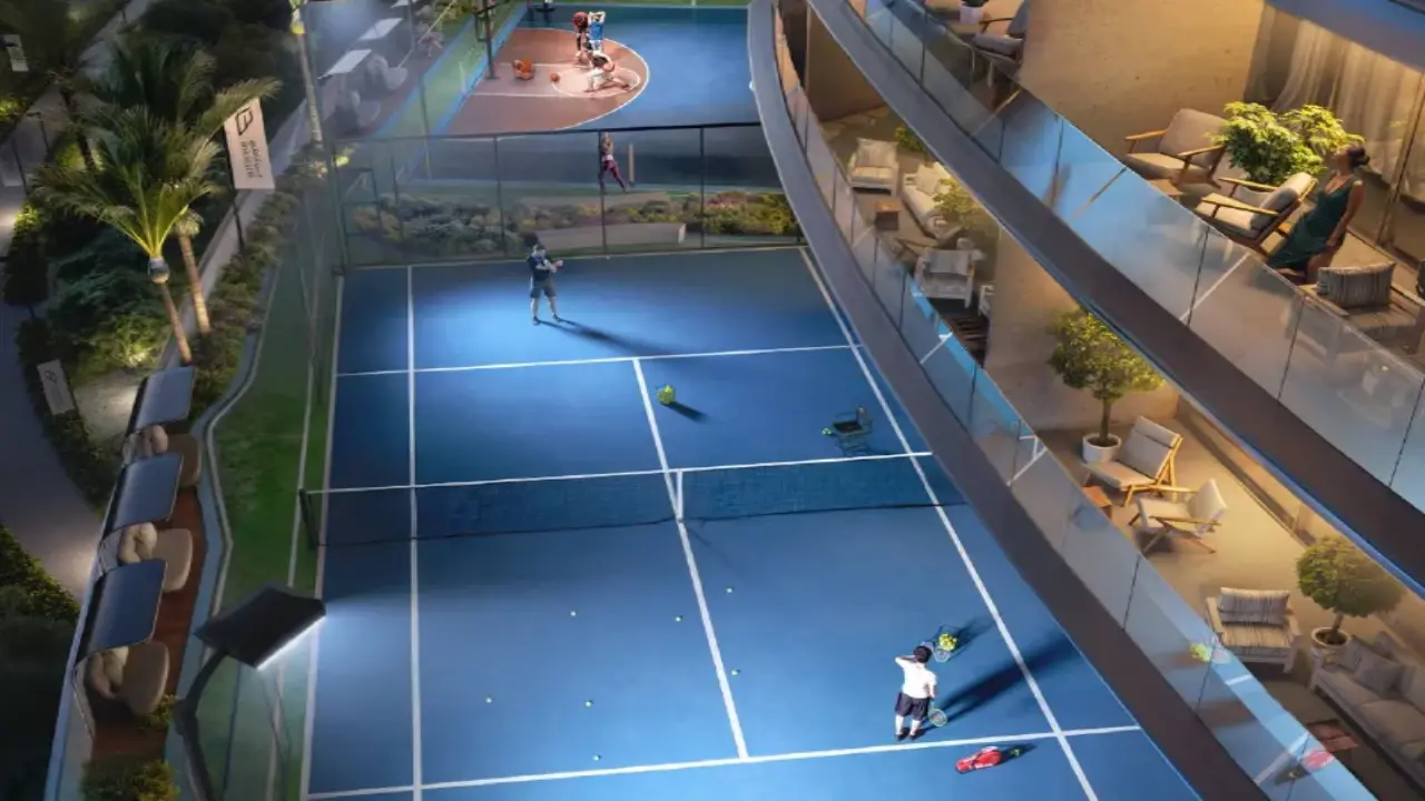 شقة زاوية مكونة من غرفتي نوم في الطابق العلوي للبيع في بن غاطي هيلز، حديقة دبي للعلوم معرض 8