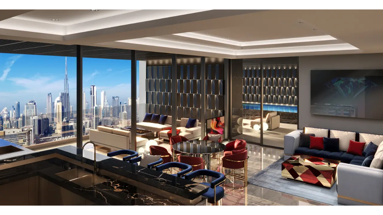 Ультра-роскошные просторные апартаменты с 2 спальнями на продажу в Burj Binghatti, Business Bay галерея 4