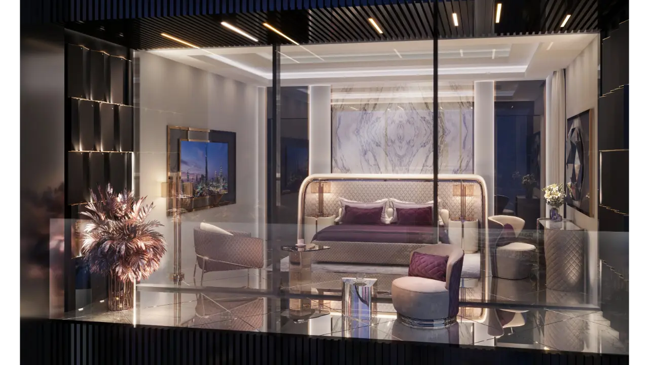 Ультра-роскошные просторные апартаменты с 2 спальнями на продажу в Burj Binghatti, Business Bay галерея 3