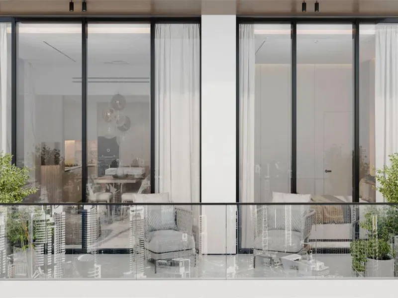 شقة فاخرة مفروشة بالكامل مكونة من غرفة نوم واحدة للبيع في هاموك بارك، وصل جيت معرض 3