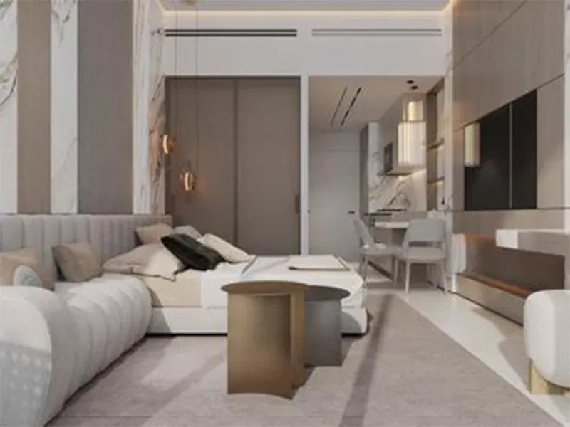 شقة فاخرة مفروشة بالكامل مكونة من غرفة نوم واحدة للبيع في هاموك بارك، وصل جيت معرض 6