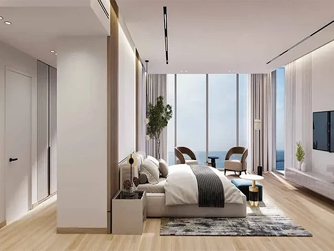 Furnished 1-Bedroom Sea View Apartment for Sale in Hatimi Residences, Dubai Islands gallery 1