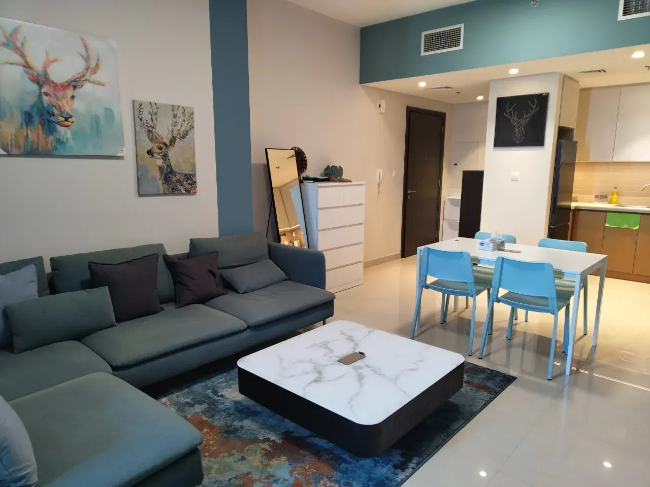 شقة مفروشة للإيجار في طابق مرتفع مكونة من غرفة نوم واحدة في هاربور فيوز، ميناء خور دبي معرض 9