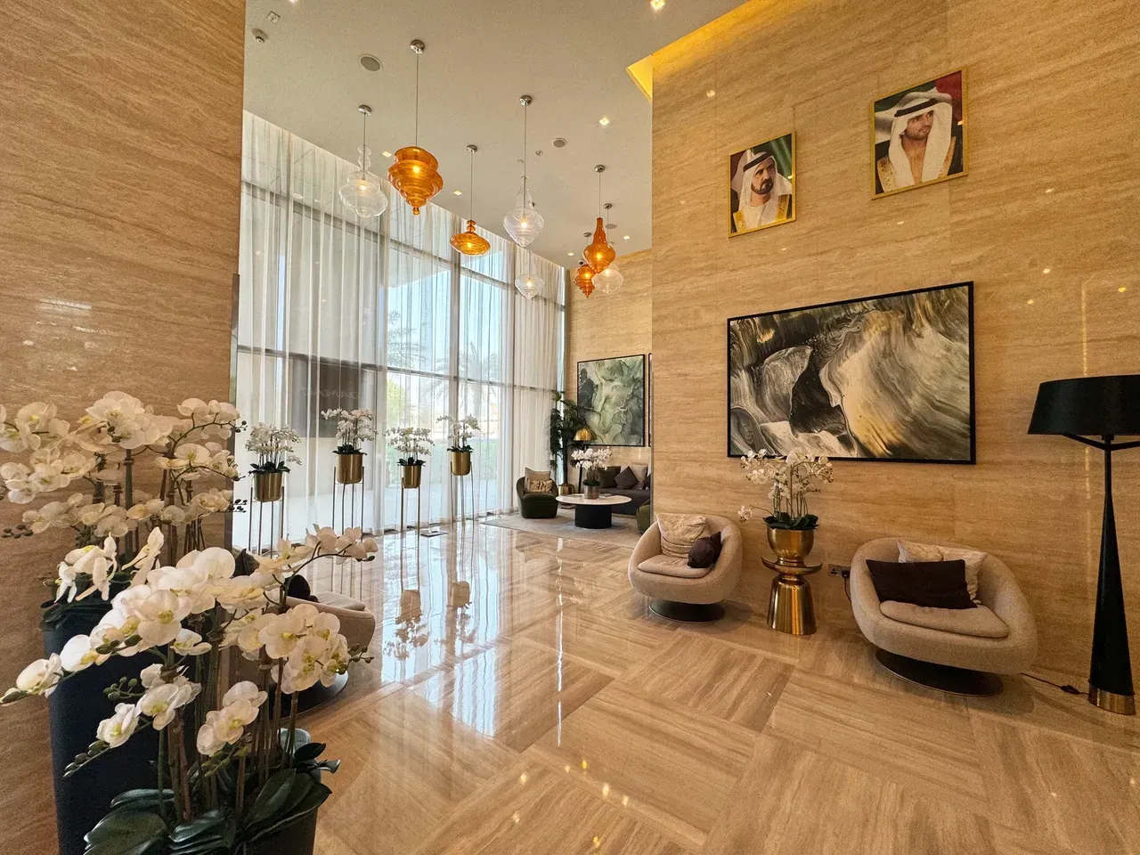 Меблированная 2-комнатная квартира на верхнем этаже на продажу в Галии, район JVC 18 галерея 22