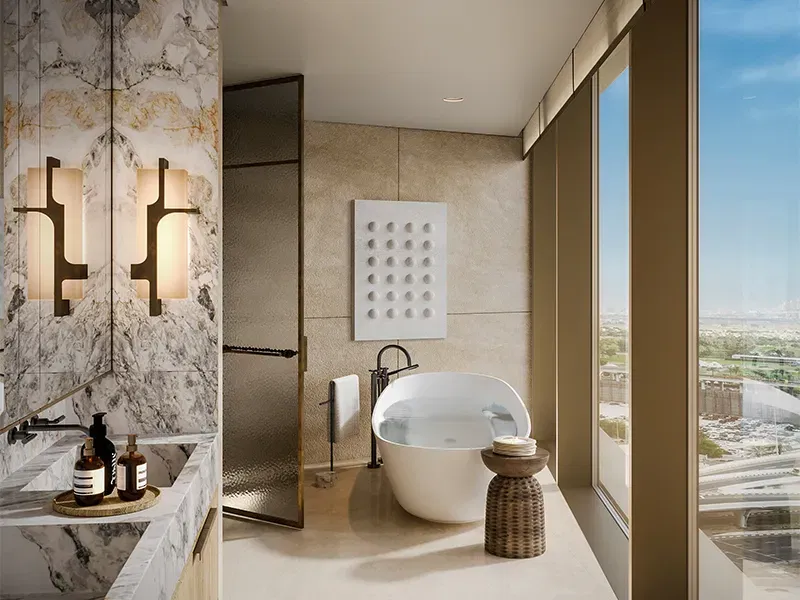 شقة فاخرة بإطلالة على النخيل مكونة من غرفتي نوم للبيع في سيكس سينسز ريزيدنسز، دبي مارينا معرض 12