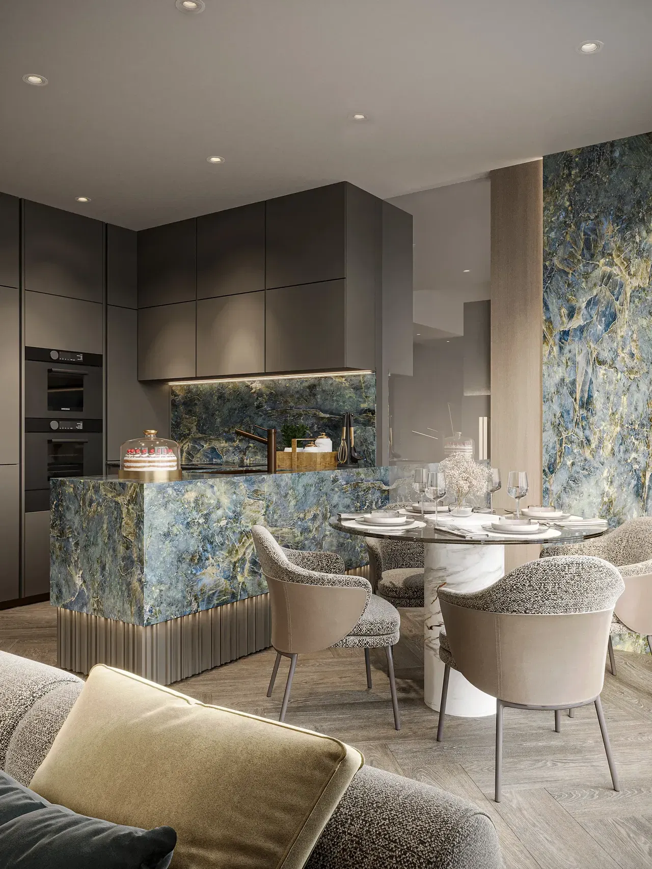 Совершенно новая просторная квартира с 2 спальнями на продажу в центре города, Арджан галерея 5