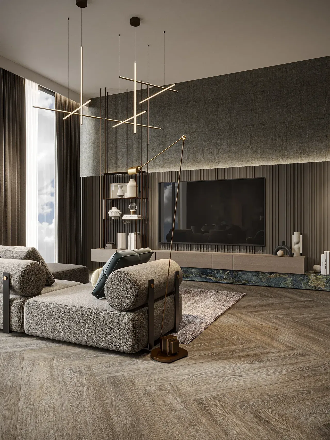 Совершенно новая просторная квартира с 2 спальнями на продажу в центре города, Арджан галерея 4