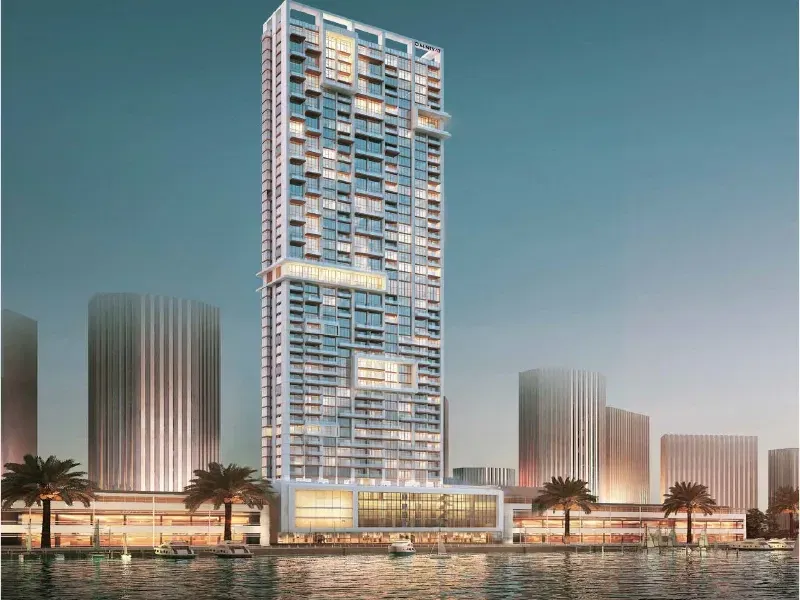 شقة بغرفة نوم واحدة مطلة على البحر مع عائد استثماري مرتفع للبيع في أنوا آريا، مدينة دبي البحرية معرض 2