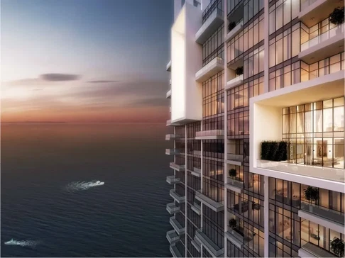 شقة بغرفة نوم واحدة مطلة على البحر مع عائد استثماري مرتفع للبيع في أنوا آريا، مدينة دبي البحرية معرض 1