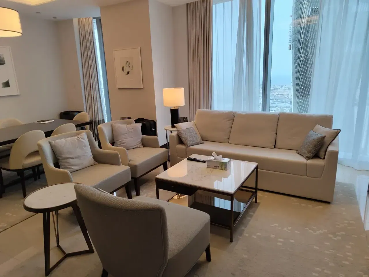 Меблированная квартира с двумя спальнями на верхнем этаже в аренду в Address Residence Sky View галерея 2