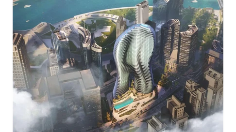 شقة مفروشة بغرفتي نوم مع إطلالات بانورامية للبيع في Bugatti Residences، الخليج التجاري معرض 9