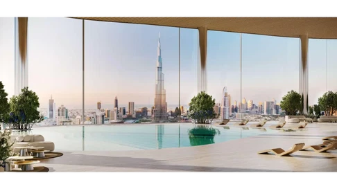 شقة مفروشة بغرفتي نوم مع إطلالات بانورامية للبيع في Bugatti Residences، الخليج التجاري معرض 14