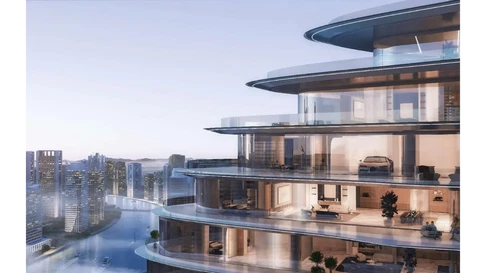 شقة مفروشة بغرفتي نوم مع إطلالات بانورامية للبيع في Bugatti Residences، الخليج التجاري معرض 6
