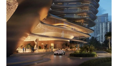 شقة مفروشة بغرفتي نوم مع إطلالات بانورامية للبيع في Bugatti Residences، الخليج التجاري معرض 5