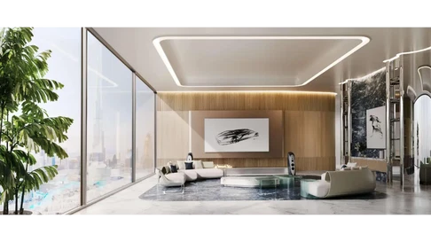 شقة مفروشة بغرفتي نوم مع إطلالات بانورامية للبيع في Bugatti Residences، الخليج التجاري معرض 4