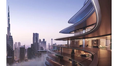 شقة مفروشة بغرفتي نوم مع إطلالات بانورامية للبيع في Bugatti Residences، الخليج التجاري معرض 13