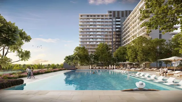 Апартаменты с видом на поле для гольфа в Club Drive Tower B, Dubai Hills