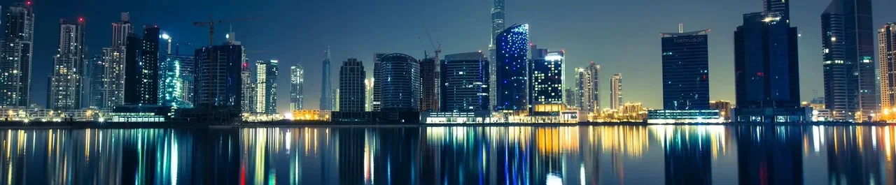 Dubai city building near beach